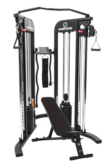 Inspire STX Functional Trainer Package View With Bench