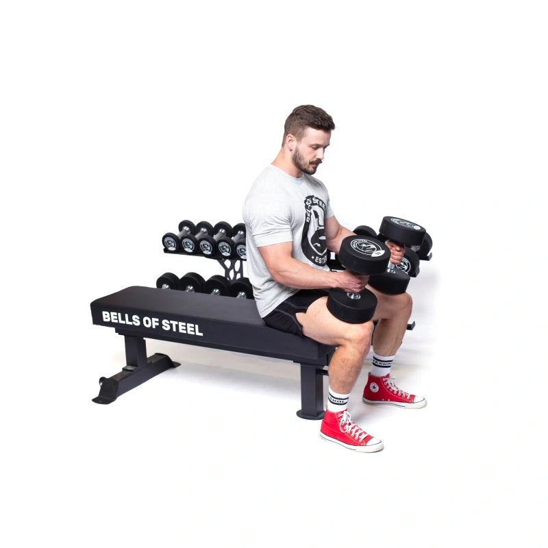 Bells Of Steel Urethane Commercial Dumbbell Focus