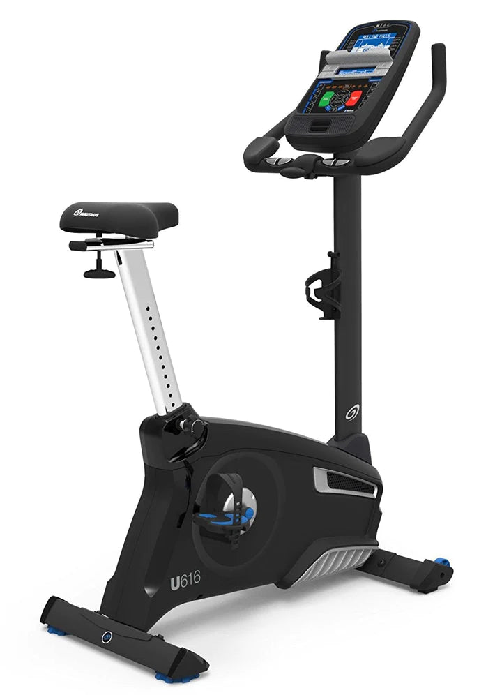 Nautilus U616 Upright Bike Angle View