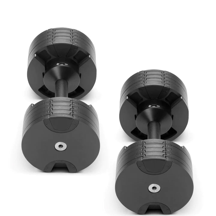 Nuobell Adjustable Dumbbells 550 Black Offset View