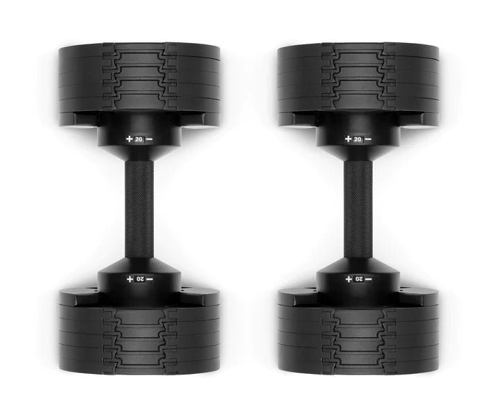 Nuobell Adjustable Dumbbells 550 Black Top View