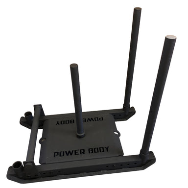 The power Body Prowler Sled Side View in Black