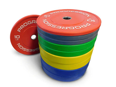 Progression Rubber Bumper plate Stack