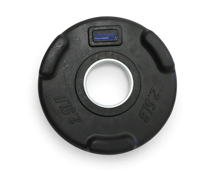 Progression Tri-Grip Olympic Rubber Plate 2.5