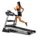 Spirit XT485ENT Treadmill w10.1 Touch screen Running on an incline