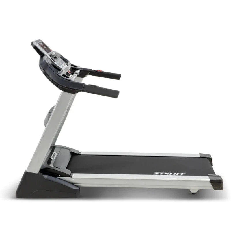 Spirit XT485ENT Treadmill w10.1 Touchscreen Side View