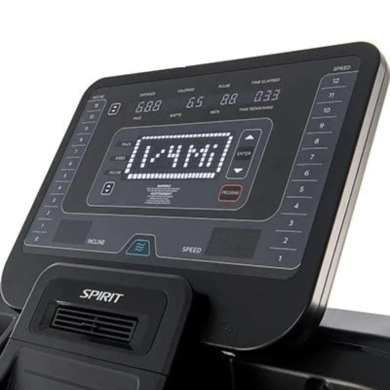 Spirit CT800 Treadmill Screen View