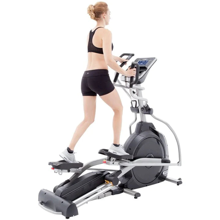 Spirit XE395 Elliptical Trainer Female Action View