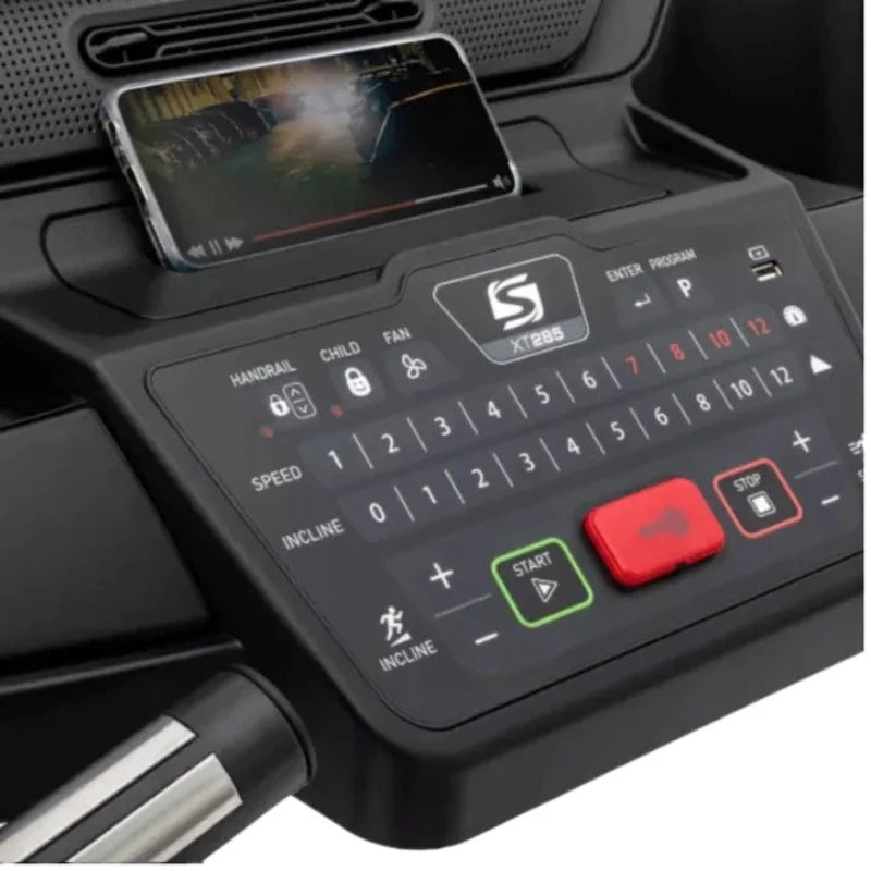 Spirit XT285 Treadmill - 2023 Model Phone View