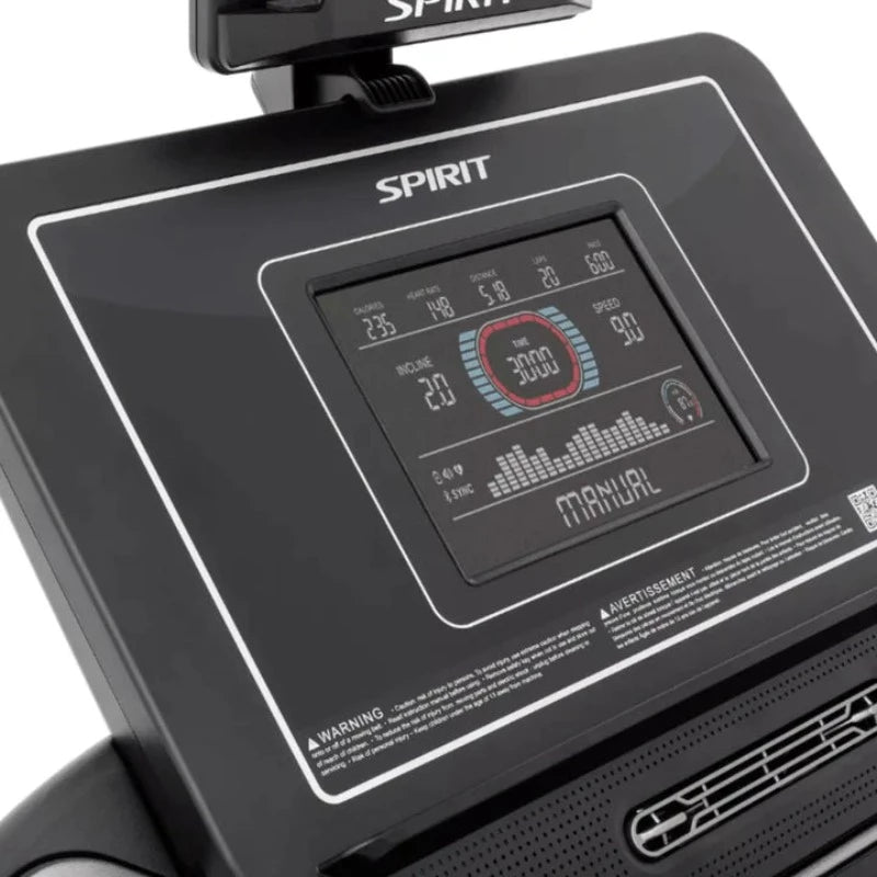 Spirit XT685 Treadmill - 2023 Model Screen View